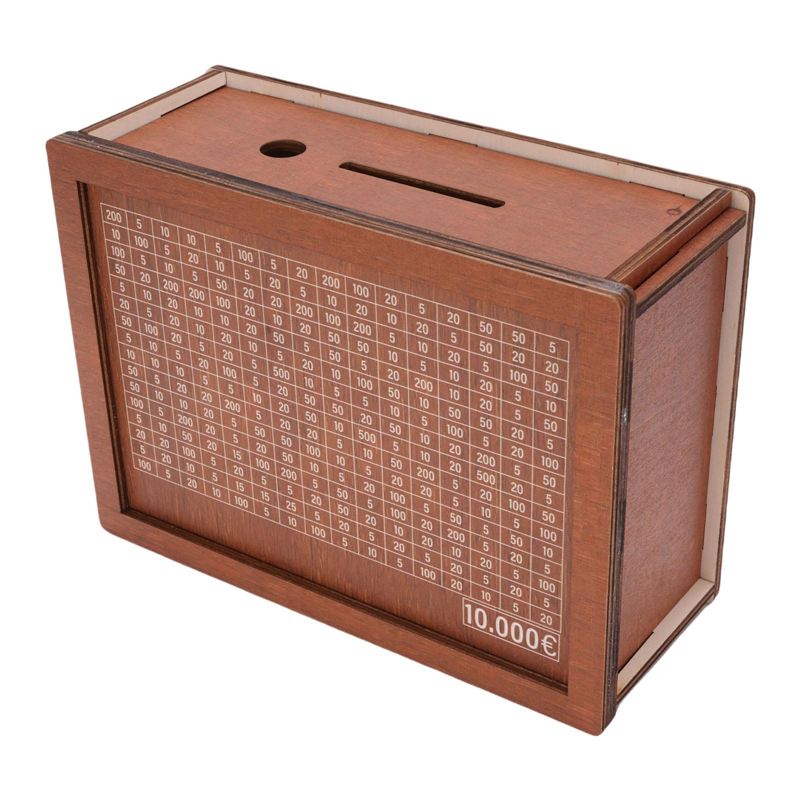 Деревянная копилка, разборная конструкция, челлендж 10000 для накопления денег, коробка для наличных и монет для детей
Деревянная копилка, разборная конструкция, челлендж 10000 для накопления денег, коробка для наличных и монет для детей