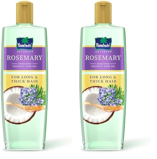 PARACHUTE Масло для волос с розмарином и кокосом для роста длинных густых волос, против выпадения, для укрепления кожи головы и придания блеска – 300 мл × 2 шт.
PARACHUTE Масло для волос с розмарином и кокосом для роста длинных густых волос, против выпадения, для укрепления кожи головы и придания блеска – 300 мл × 2 шт.