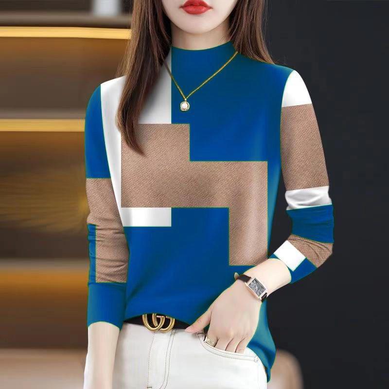 Versatile Fleece-Lined Semi-High Neck Slimming Base Shirt for Middle-Aged and Elderly Women L (suggested weight 95-110 jin)
Versatile Fleece-Lined Semi-High Neck Slimming Base Shirt for Middle-Aged and Elderly Women L (suggested weight 95-110 jin)