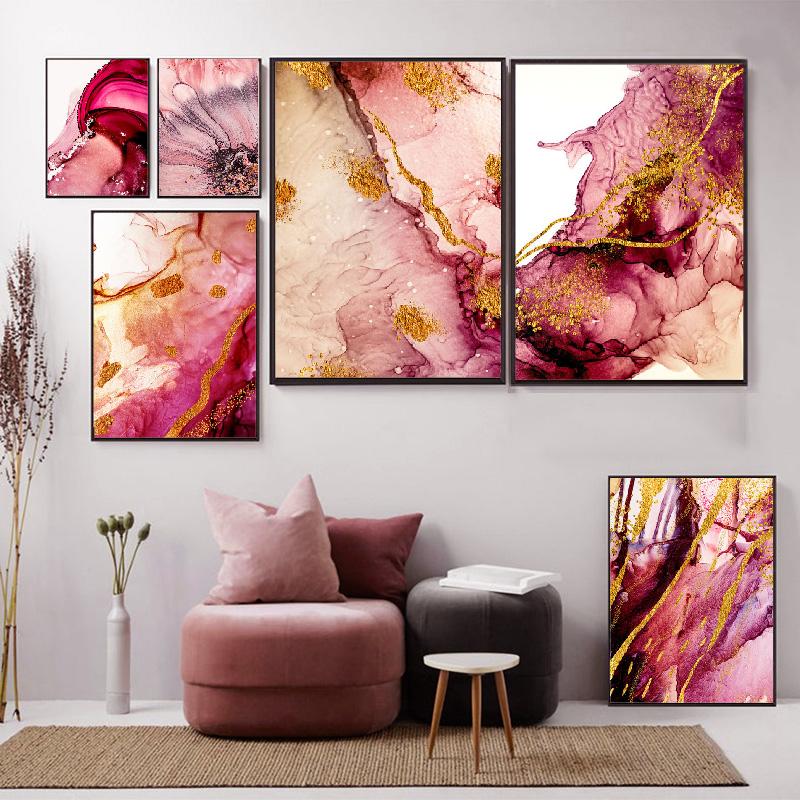 Nodic Abstract Pink Golden Quicksand Watercolor Modern Flower Canvas Painting Wall Art Posters and Prints Pictures Home Decor
Nodic Abstract Pink Golden Quicksand Watercolor Modern Flower Canvas Painting Wall Art Posters and Prints Pictures Home Decor