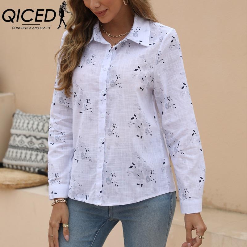 QICED Жіночі модні повсякденні блузки та сорочки з довгими рукавами та горловиною S білий
QICED Жіночі модні повсякденні блузки та сорочки з довгими рукавами та горловиною S білий