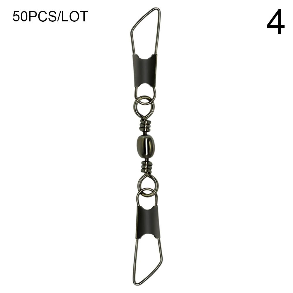 Ring Size 1# to 9# Heavy Duty Ball Rolling Swivel Bearing Barrel Fishing Snap Connector with Pin 4
Ring Size 1# to 9# Heavy Duty Ball Rolling Swivel Bearing Barrel Fishing Snap Connector with Pin 4