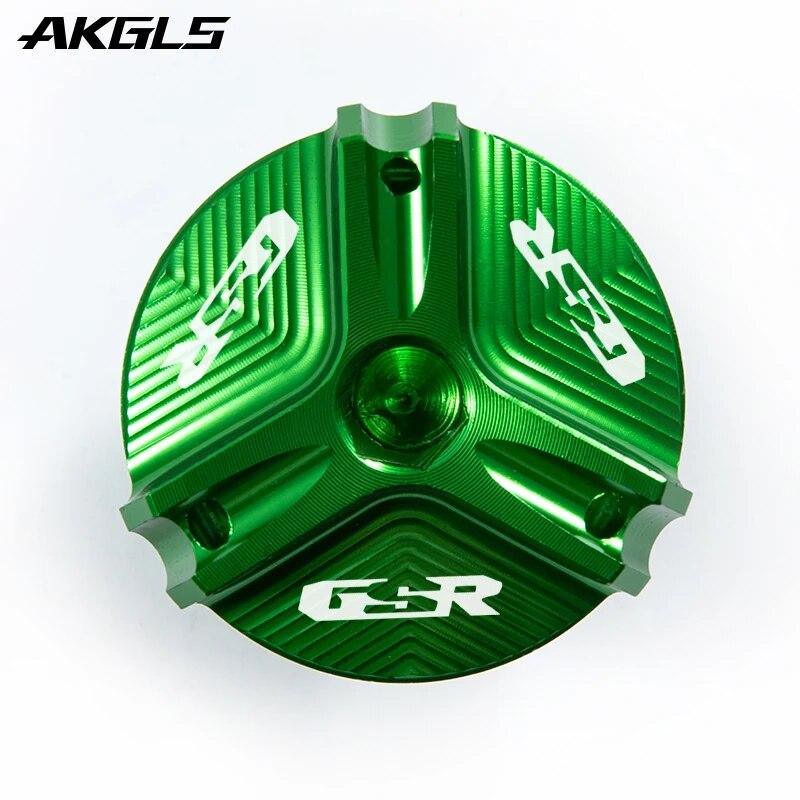 Для Suzuki GSR400 GSR600 GSR750 GSR 400 GSR 600 GSR 750 болт крышки моторного масла мотоцикла, защитные аксессуары для крышки топливного бака GSR green
