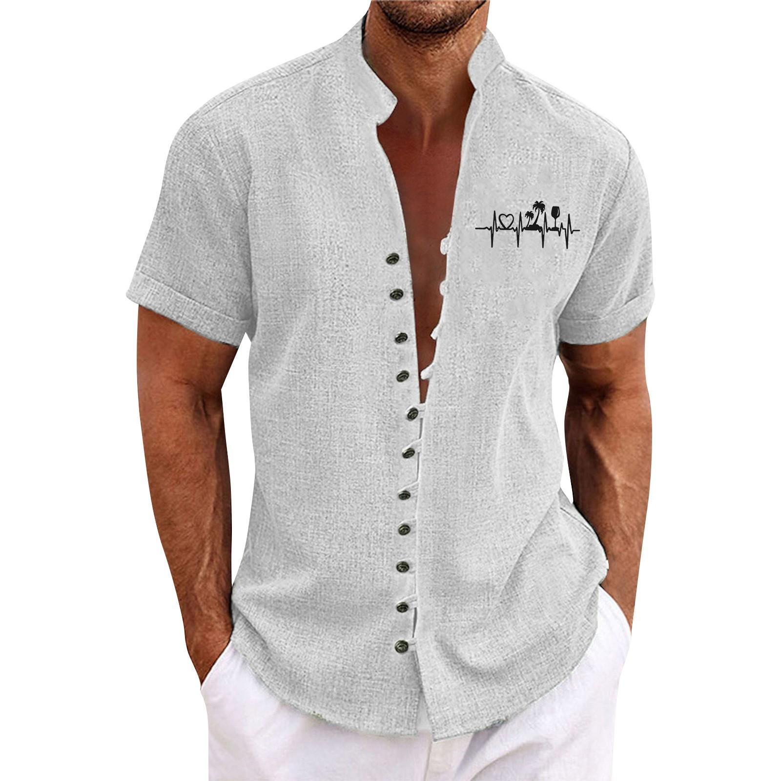 Новая мужская повседневная свободная рубашка в стиле ретро с короткими рукавами и принтом XL белый
Новая мужская повседневная свободная рубашка в стиле ретро с короткими рукавами и принтом XL белый