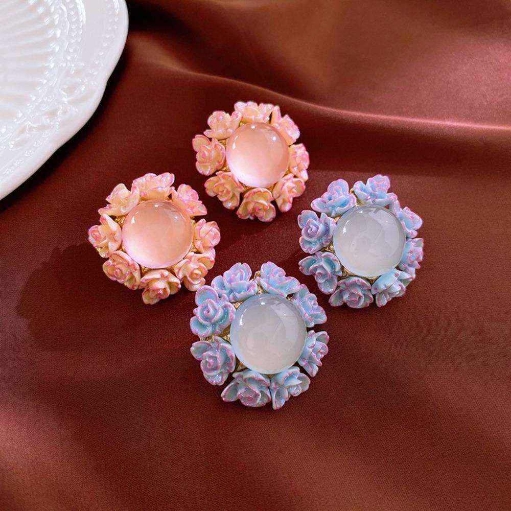 Rose Flower Stud Earrings Light Luxury Sweet Flower Earrings Trendy Bohemian Earrings Women Gift рожевий
Rose Flower Stud Earrings Light Luxury Sweet Flower Earrings Trendy Bohemian Earrings Women Gift рожевий