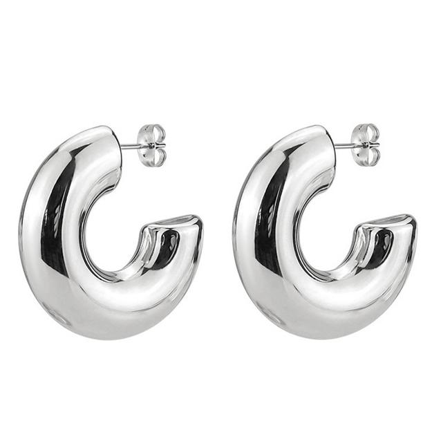 Stainless Steel Statement Round Chunky Hoop Earrings for Women Copper Color Texture Lightweight Thick Hoops Fashion Zircon
Stainless Steel Statement Round Chunky Hoop Earrings for Women Copper Color Texture Lightweight Thick Hoops Fashion Zircon