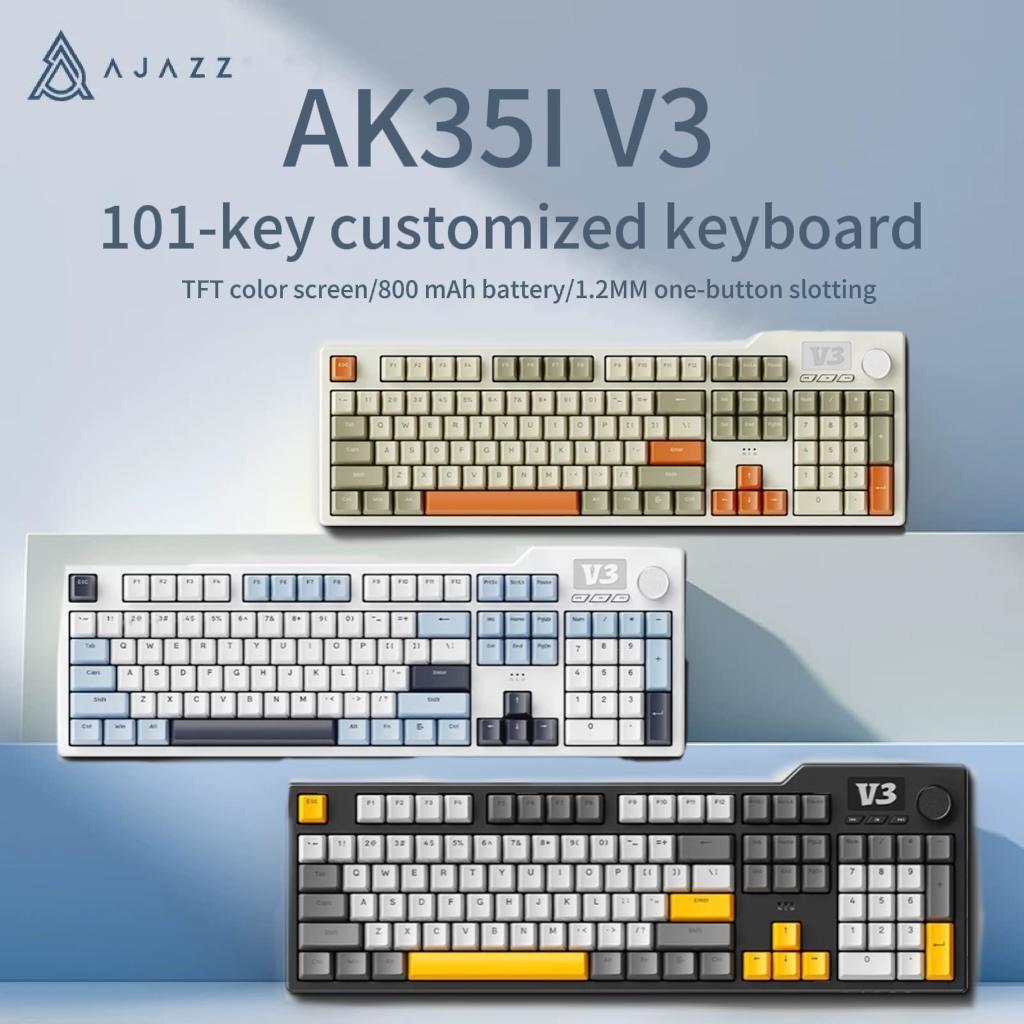 AJAZZ AK35I V3 игровая клавиатура беспроводной Bluetooth 2.4G приемник Sea Salt Switch чёрный
AJAZZ AK35I V3 игровая клавиатура беспроводной Bluetooth 2.4G приемник Sea Salt Switch чёрный