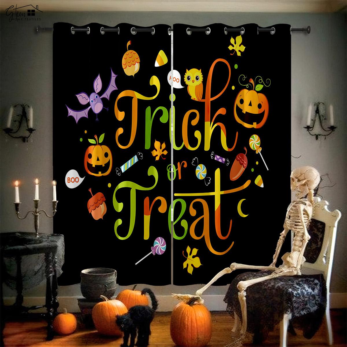 Halloween Decor Window Curtains Horror Castle Creative Cartoon Print Design Curtains Children s Room Restaurant Party Decoration Curtains W50xH130(CM)x2PCS&Grommet Top
Halloween Decor Window Curtains Horror Castle Creative Cartoon Print Design Curtains Children s Room Restaurant Party Decoration Curtains W50xH130(CM)x2PCS&Grommet Top