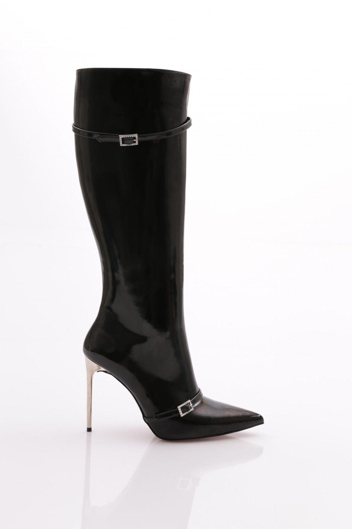 Women Modern Stylish Fashion Boots Boots Faux Leather Boots Black Wrinkled Patent Leather 36
Women Modern Stylish Fashion Boots Boots Faux Leather Boots Black Wrinkled Patent Leather 36