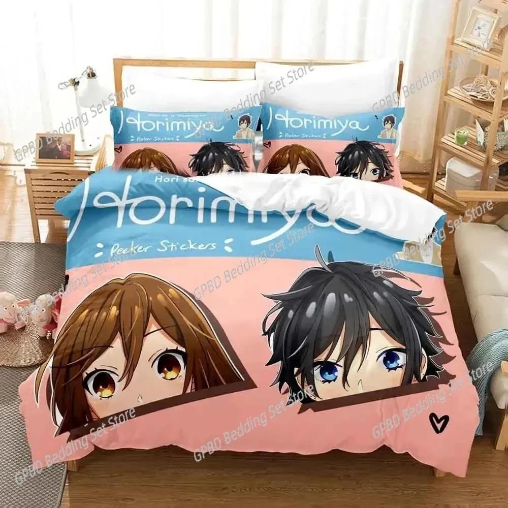 Anime Hori San To Miyamura Kun Horimiya Bedding Set Bedroom Soft Modern Bedspreads Comefortable Duvet Cover Quilt Pillowcase EU Single(135*200cm)3pcs
Anime Hori San To Miyamura Kun Horimiya Bedding Set Bedroom Soft Modern Bedspreads Comefortable Duvet Cover Quilt Pillowcase EU Single(135*200cm)3pcs