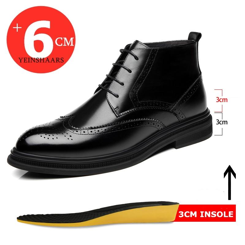 Autumn Winter Man Platform Boots Warm Height Increasing Boots Men Brogues Leather Shoes High Heel Shoes Male Elevator Boots 38
Autumn Winter Man Platform Boots Warm Height Increasing Boots Men Brogues Leather Shoes High Heel Shoes Male Elevator Boots 38