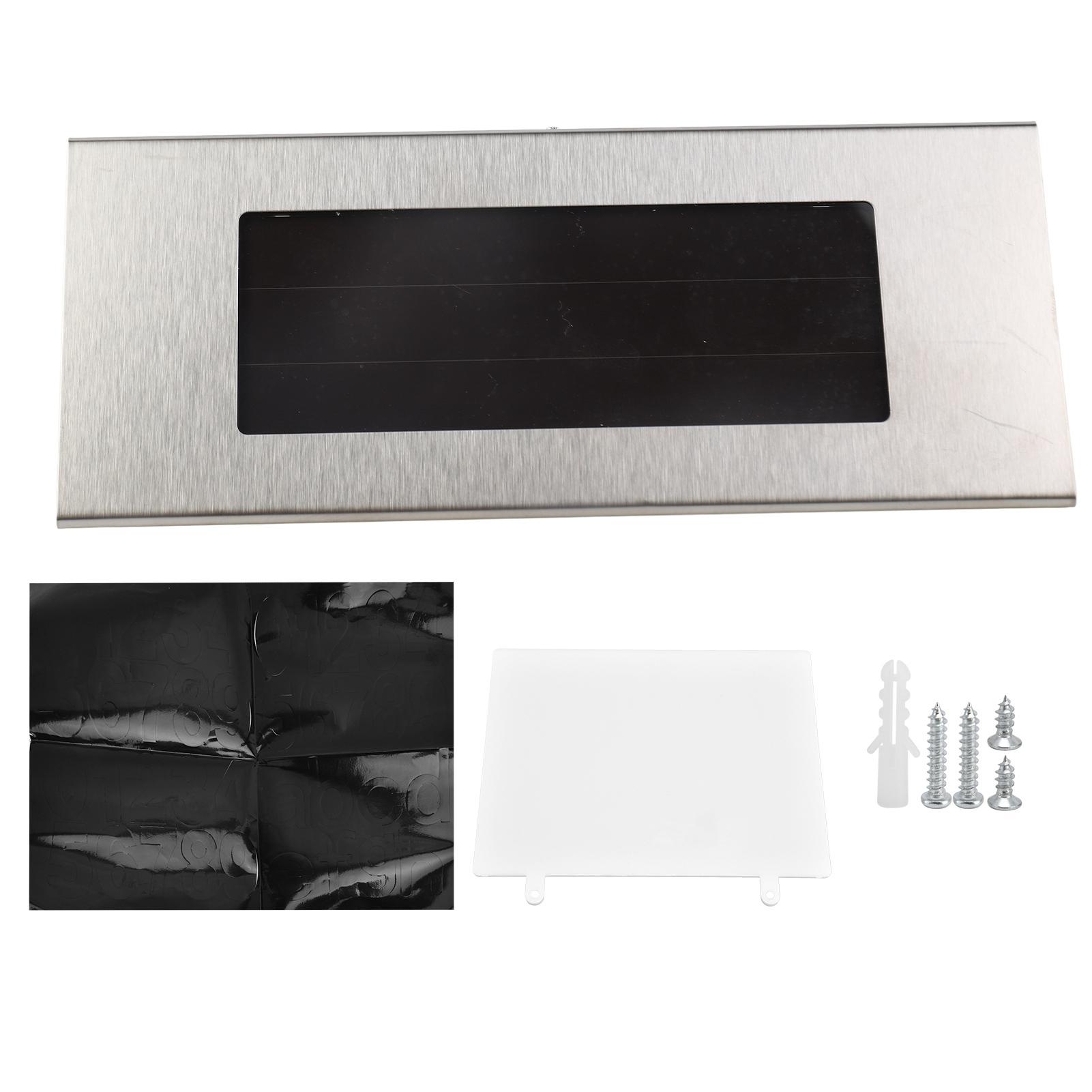 Solar House Number Plaque Stainless Steel LED Address Number Light for Home Yard Farms
Solar House Number Plaque Stainless Steel LED Address Number Light for Home Yard Farms