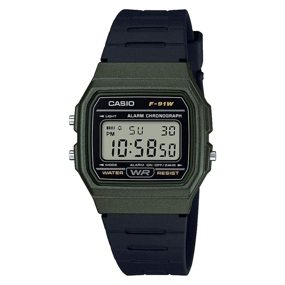 Casio F-91 Watch, Quartz Watch, Unisex, Cheap Casio, Metallic Green (WM-3A), Waterproof
Casio F-91 Watch, Quartz Watch, Unisex, Cheap Casio, Metallic Green (WM-3A), Waterproof