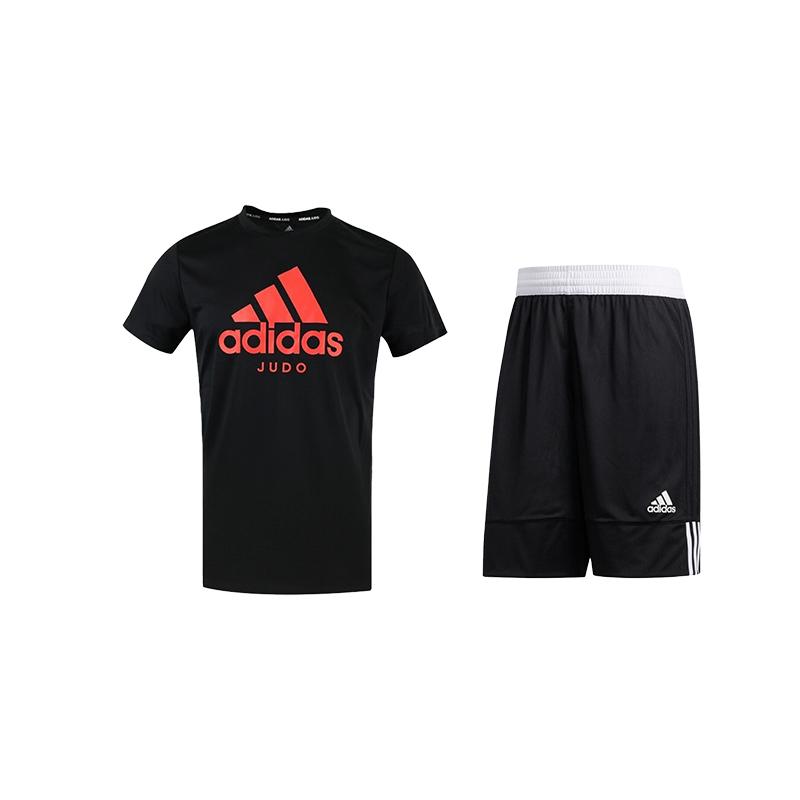 Adidas Дышащий свитер с круглым вырезом, напечатанным логотипом и полосатыми шортами на средней талии, повседневный спортивный комплект унисекс, комплекты черного цвета ADICTJ-BR+DX6386 M
Adidas Дышащий свитер с круглым вырезом, напечатанным логотипом и полосатыми шортами на средней талии, повседневный спортивный комплект унисекс, комплекты черного цвета ADICTJ-BR+DX6386 M