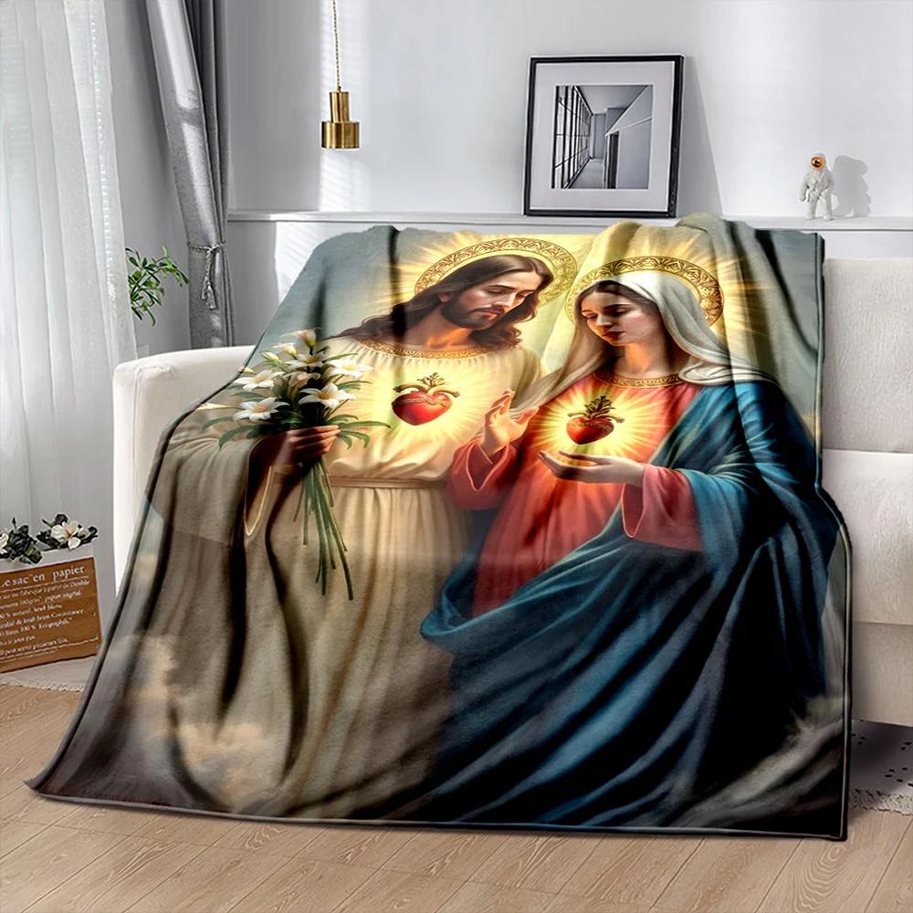 New Arrive! Christian Religious Lovers Blanket for Bed Bedroom Sofa Picnic, Blanket for Cover Outdoor Leisure Nap, All Seasons 75x90cm
New Arrive! Christian Religious Lovers Blanket for Bed Bedroom Sofa Picnic, Blanket for Cover Outdoor Leisure Nap, All Seasons 75x90cm