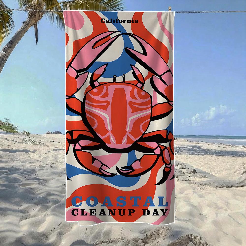 Evil Eye & Coastal Crab & Surfboard Pattern Beach Towel, Soft Durable Quick-Drying, Ideal For Summer Beach, Swimming & Camping W30*H60(CM)
Evil Eye & Coastal Crab & Surfboard Pattern Beach Towel, Soft Durable Quick-Drying, Ideal For Summer Beach, Swimming & Camping W30*H60(CM)