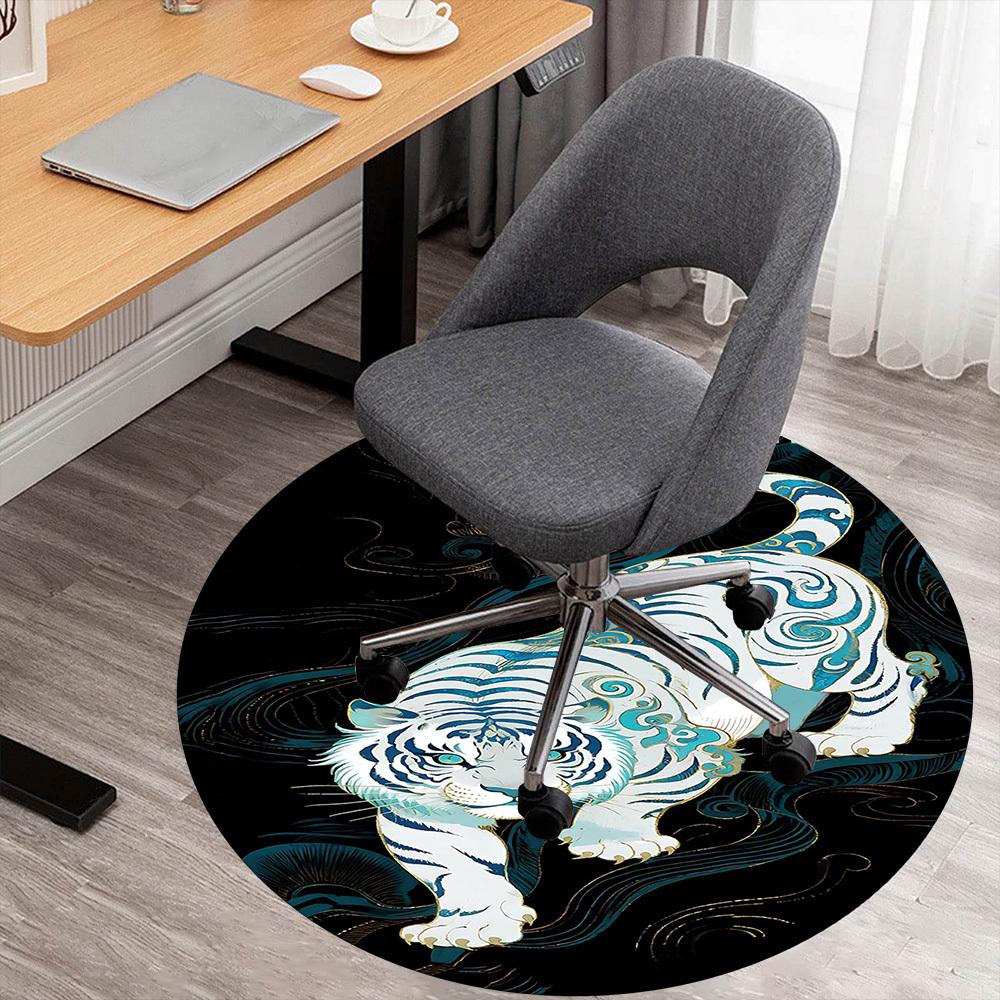 1pc Tiger Pattern Round Chair mat office Area Rug - Non-Slip, Floor Mat for Office, Bedroom, and Indoor Decor p127048 80cm by 80cm
1pc Tiger Pattern Round Chair mat office Area Rug - Non-Slip, Floor Mat for Office, Bedroom, and Indoor Decor p127048 80cm by 80cm