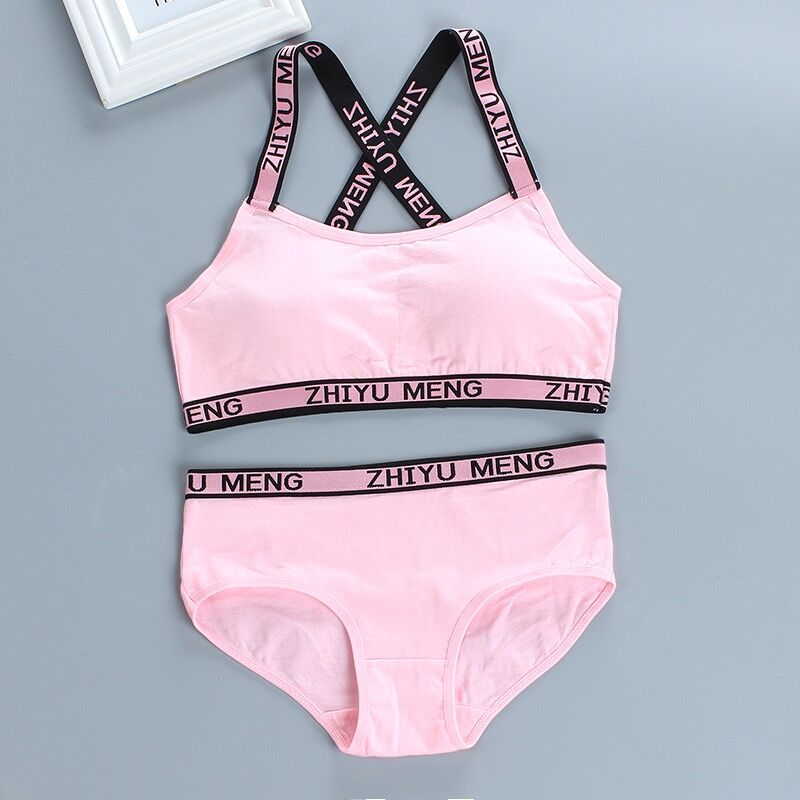 Спортивный бюстгальтер, хлопковые тренировочные бюстгальтеры, комплекты из бюстгальтера и трусиков для молодых девушек, детская одежда one size розовый
Спортивный бюстгальтер, хлопковые тренировочные бюстгальтеры, комплекты из бюстгальтера и трусиков для молодых девушек, детская одежда one size розовый