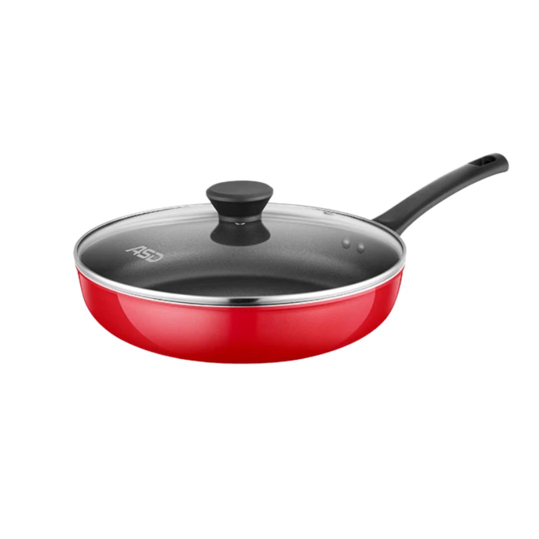 ASD Non-Stick Frying Pan, Steak And Breakfast Pan, 24cm, Compatible with Induction And Gas Stoves, Model 8124 червоний
ASD Non-Stick Frying Pan, Steak And Breakfast Pan, 24cm, Compatible with Induction And Gas Stoves, Model 8124 червоний