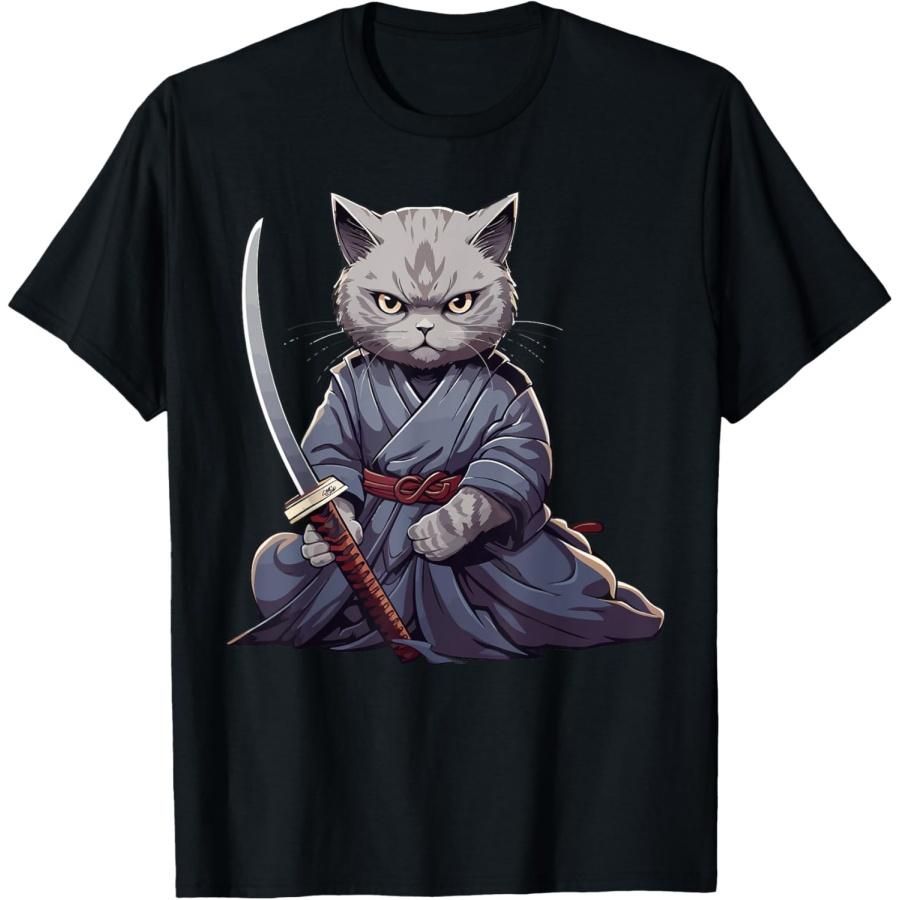 Samurai Cat Japanese Kawaii Ninja British Shorthair Cat T-Shirt XXXXXL чорний
Samurai Cat Japanese Kawaii Ninja British Shorthair Cat T-Shirt XXXXXL чорний