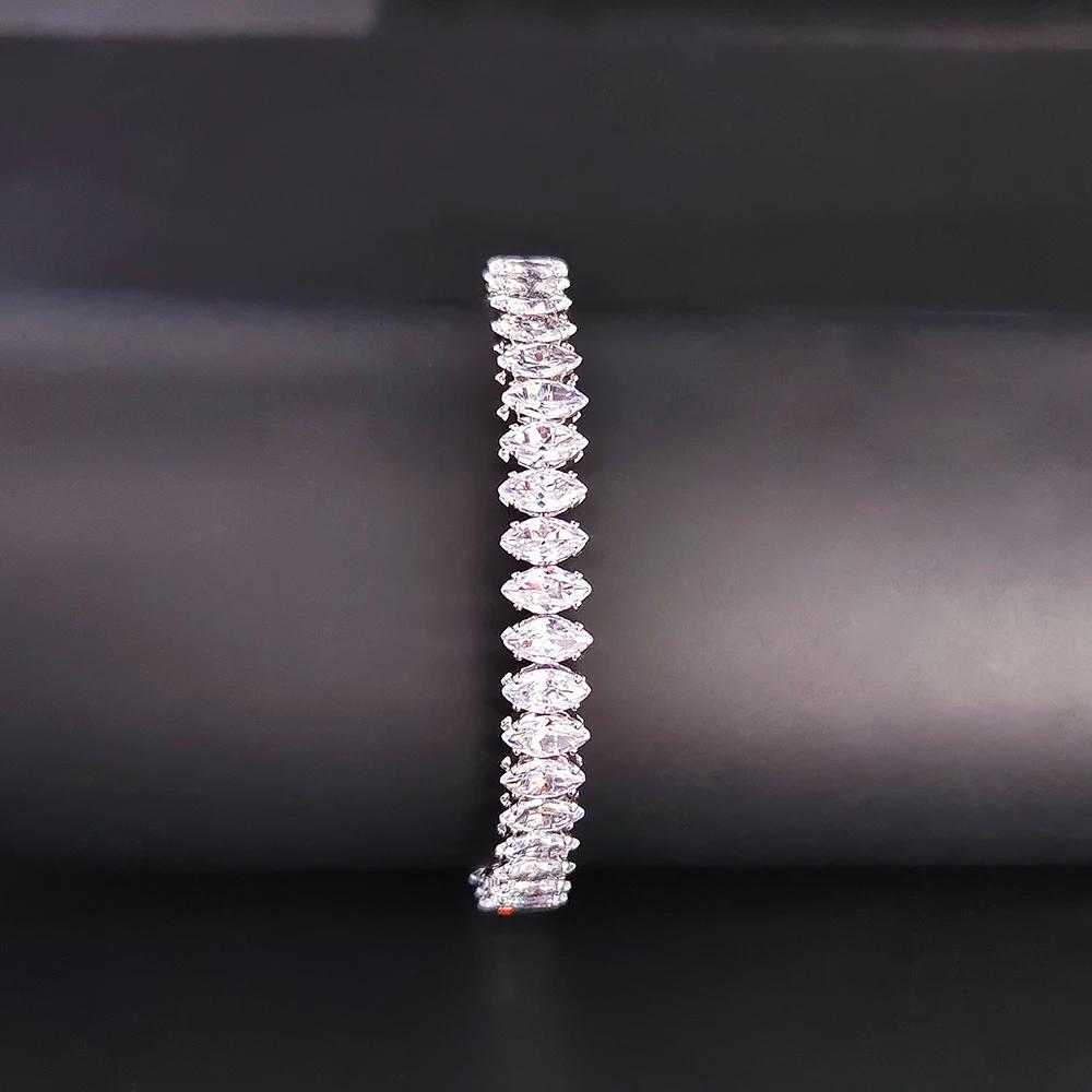 2025 New Arrival Unique Design White Green Color Marquise Bracelet Bangle for Women Valentine s Day Gift Jewelry S8250 зелений
2025 New Arrival Unique Design White Green Color Marquise Bracelet Bangle for Women Valentine s Day Gift Jewelry S8250 зелений