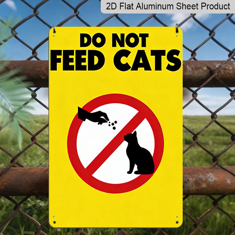 2D Flat Decorative Aluminum Sign | 7.87*11.8 Inch Do Not Feed Cats Plaque - Business Safety, Metal Sign for Garage, Man Cave, Wall Decor Suitable for 20*30cm
2D Flat Decorative Aluminum Sign | 7.87*11.8 Inch Do Not Feed Cats Plaque - Business Safety, Metal Sign for Garage, Man Cave, Wall Decor Suitable for 20*30cm