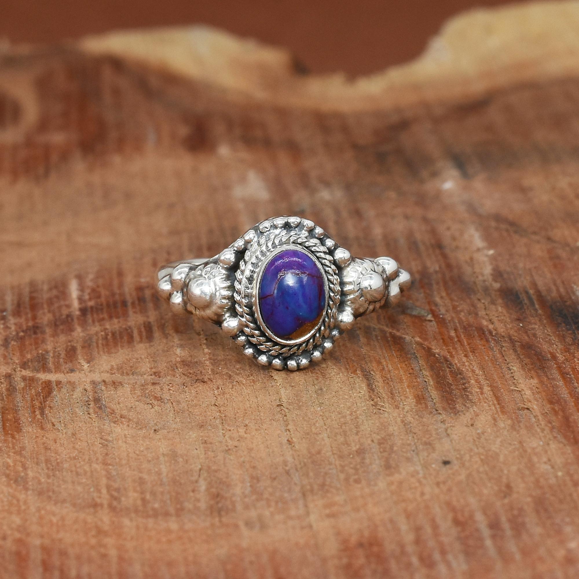 Purple Turquoise Gemstone Silver Ring, Handmade Silver Jewelry Ring, 925 Sterling Silver Ring, Solid Silver Ring, Birthday Gift, 8 US 8 US фіолетовий
Purple Turquoise Gemstone Silver Ring, Handmade Silver Jewelry Ring, 925 Sterling Silver Ring, Solid Silver Ring, Birthday Gift, 8 US 8 US фіолетовий