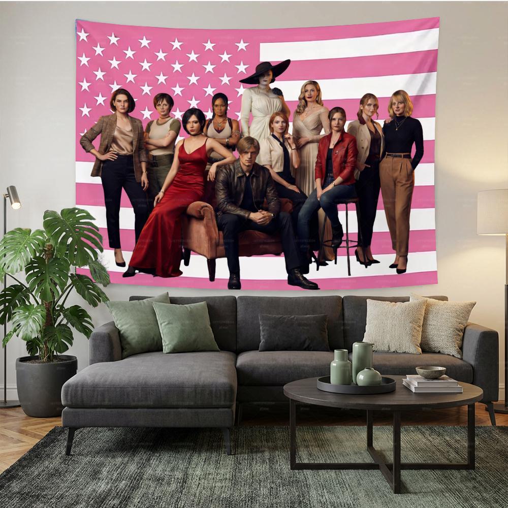 Resident Evil Group Photo Tapestry Wall Cloth Background Wall Hanging for Restaurant Bar Party Horror Game Fan Decor 74x94cm(29x37in)
Resident Evil Group Photo Tapestry Wall Cloth Background Wall Hanging for Restaurant Bar Party Horror Game Fan Decor 74x94cm(29x37in)