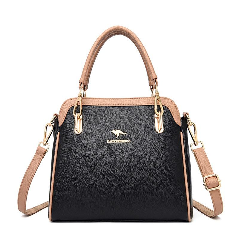 Сумка через плече Сумка на плече Контрастна жіноча сумочка хакі/чорний
Сумка через плече Сумка на плече Контрастна жіноча сумочка хакі/чорний