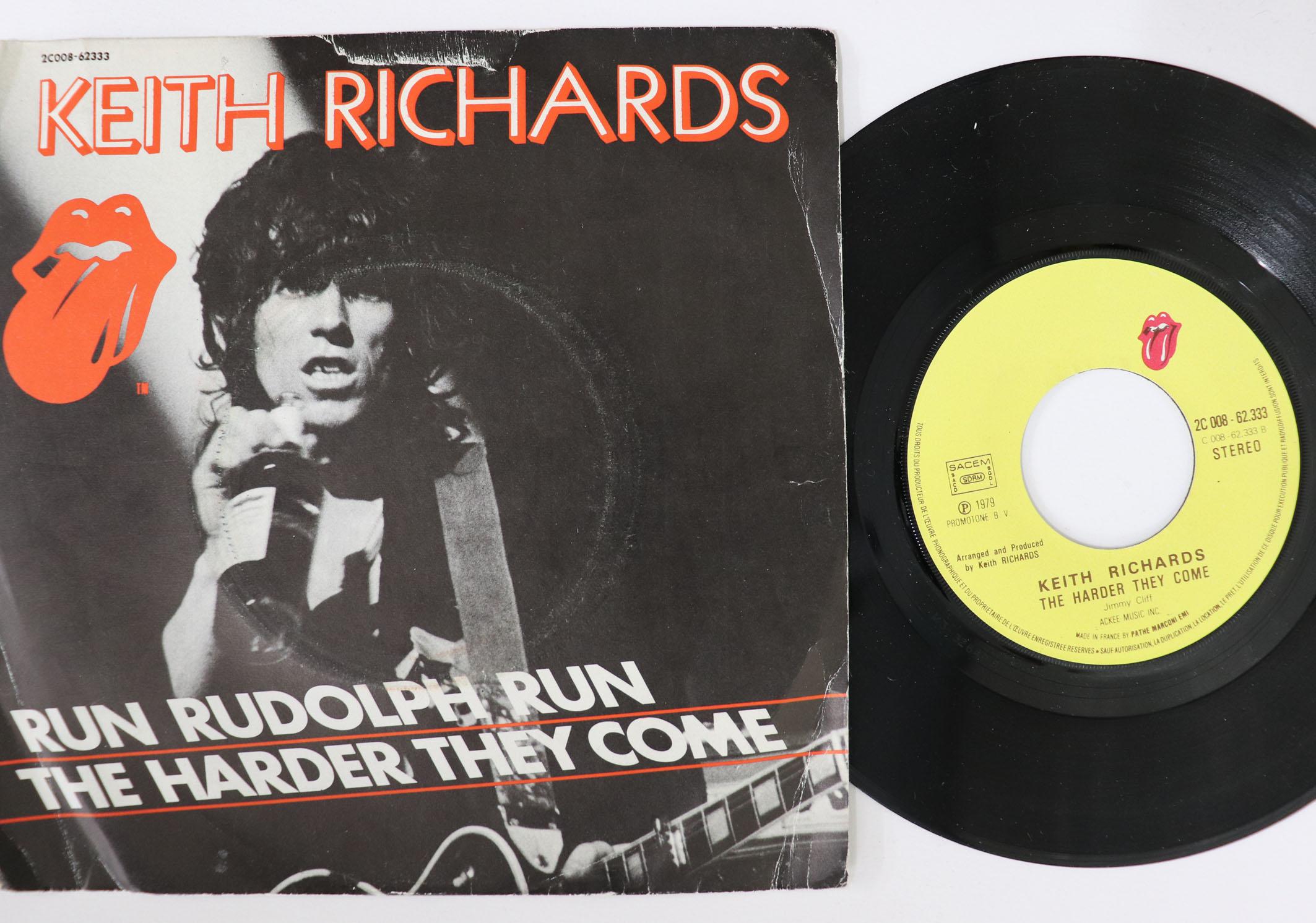 7inch Record KEITH RICHARDS Run Rudolph Run Harder They Come 2C00862333 ROLLING STONES 1979 France Rock Used
7inch Record KEITH RICHARDS Run Rudolph Run Harder They Come 2C00862333 ROLLING STONES 1979 France Rock Used