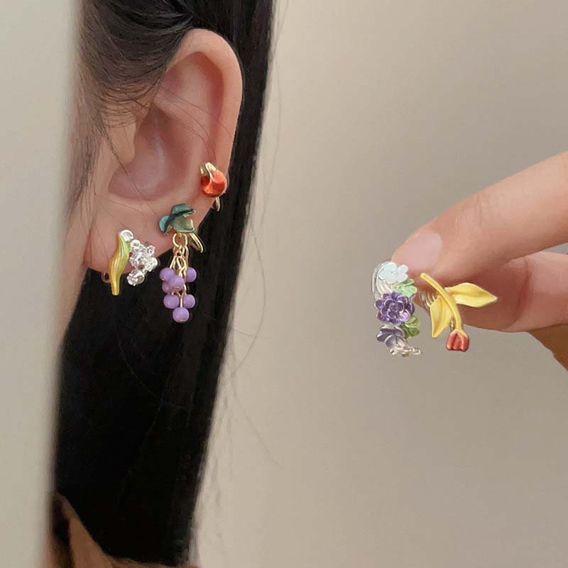 Новые серьги-клипсы с фруктами и цветами, простые универсальные серьги-клипсы без отверстий для ушей, забавные серьги для девочек как
Новые серьги-клипсы с фруктами и цветами, простые универсальные серьги-клипсы без отверстий для ушей, забавные серьги для девочек как