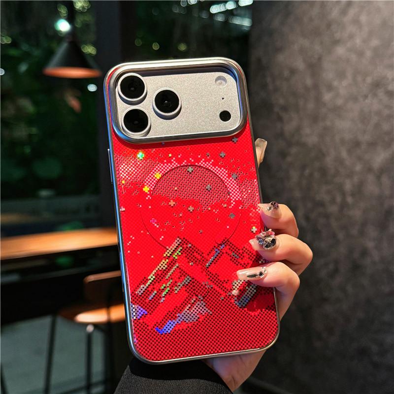 Compatible with Apple iPhone 16 Pro/17 Pro Max: Magnetic Electroplated Protective Case with Starry Sky Mountain Mirror Design 16Pro Max
Compatible with Apple iPhone 16 Pro/17 Pro Max: Magnetic Electroplated Protective Case with Starry Sky Mountain Mirror Design 16Pro Max