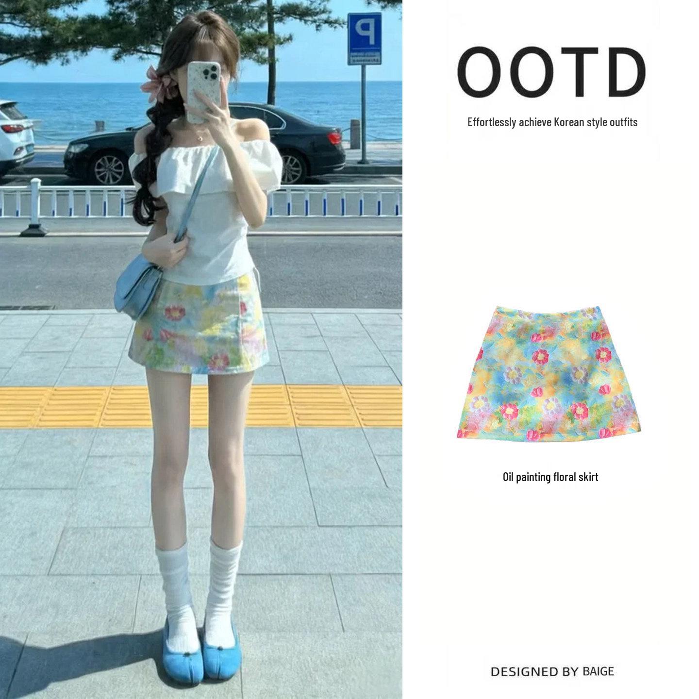 Korean Style Off-Shoulder Seaside Skirt Set for Women - Summer & Spring Outfit, New Arrival Extra Large
Korean Style Off-Shoulder Seaside Skirt Set for Women - Summer & Spring Outfit, New Arrival Extra Large