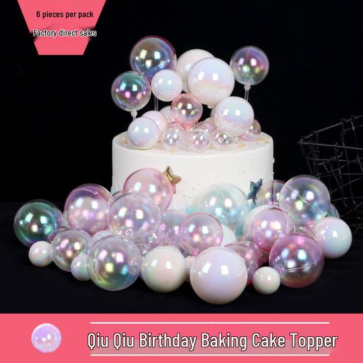 Iridescent White Honeycomb Ball Cake Topper Decoration for Birthday Party 3cm Diameter (6-pack)
Iridescent White Honeycomb Ball Cake Topper Decoration for Birthday Party 3cm Diameter (6-pack)