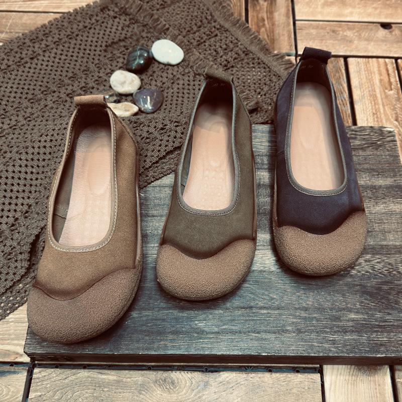 Spring Genuine Leather Women s Single Shoes with Round Toe, Shallow Mouth Flat Bottom Soft Sole and Soft Surface 40 хакі
Spring Genuine Leather Women s Single Shoes with Round Toe, Shallow Mouth Flat Bottom Soft Sole and Soft Surface 40 хакі