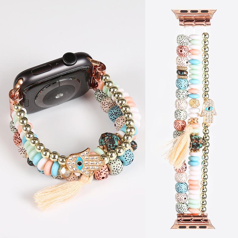 Богемський ремінець для Apple Watch Band 41mm 40mm 38mm 44mm 45mm 49mm 42mm Jewelry Resin Bracelet iwatch Ultra Series 7 6 5 4 3 Se 8 For 38mm or 40mm 41mm
Богемський ремінець для Apple Watch Band 41mm 40mm 38mm 44mm 45mm 49mm 42mm Jewelry Resin Bracelet iwatch Ultra Series 7 6 5 4 3 Se 8 For 38mm or 40mm 41mm