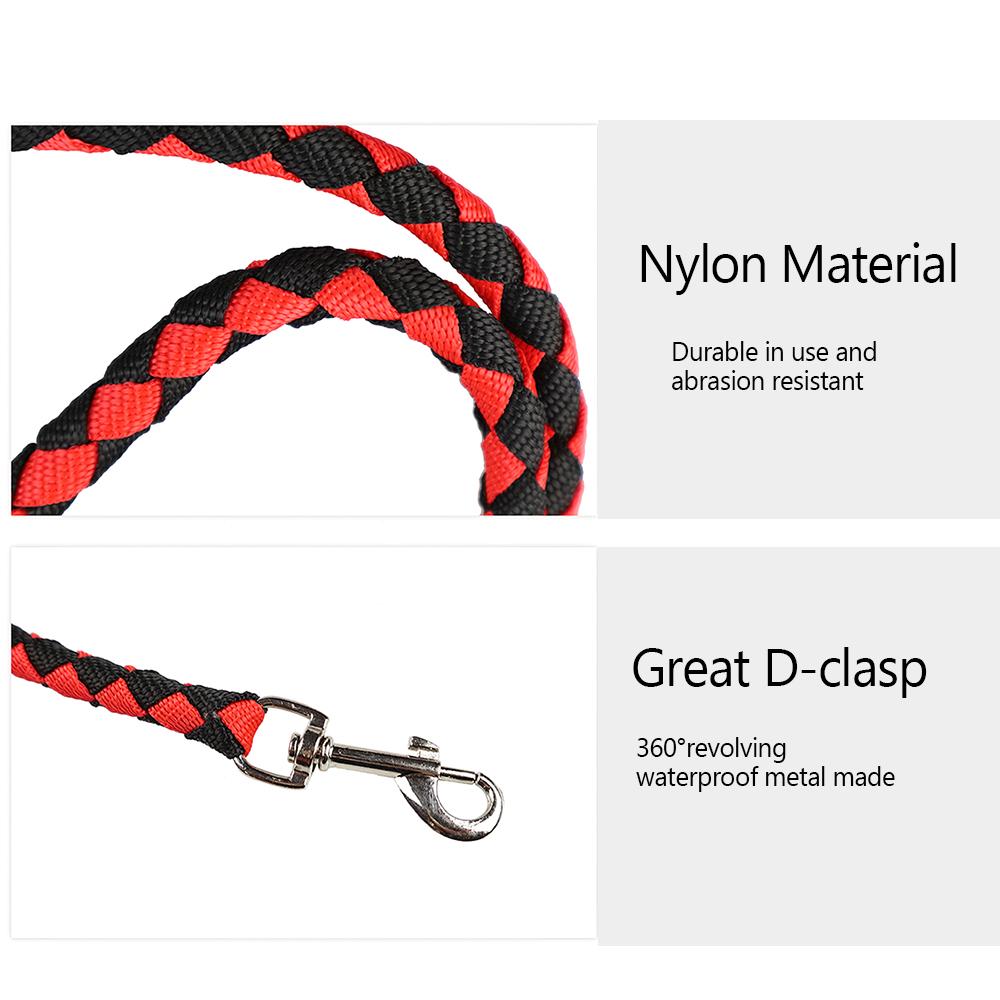 Nylon Dog Leash 5ft Walking Dog Rope Metal Clasp Dog Chain Traction Rope for Medium Dog Training Walking Outside
Nylon Dog Leash 5ft Walking Dog Rope Metal Clasp Dog Chain Traction Rope for Medium Dog Training Walking Outside