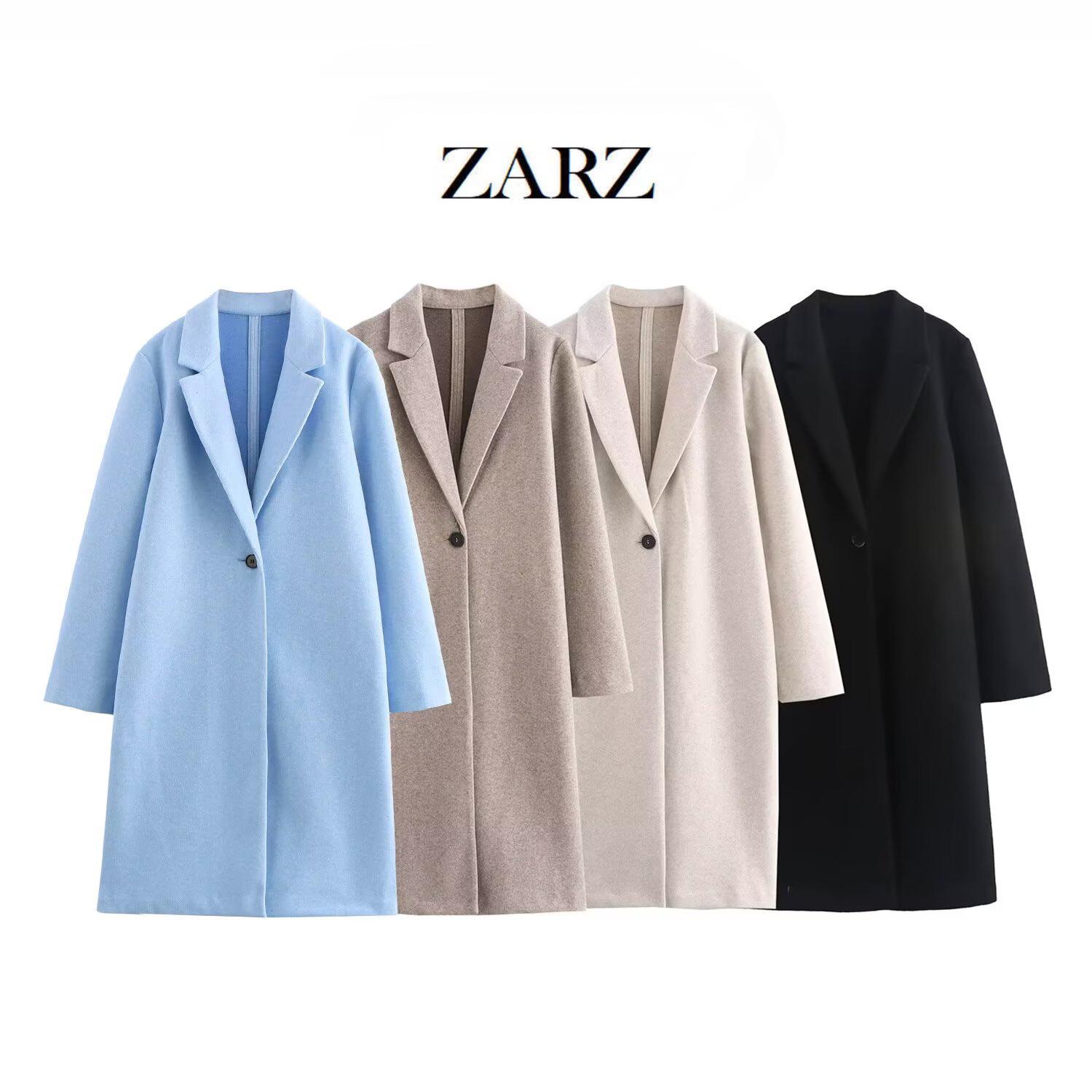 ZARZ DIY Women s Classic Button-Embellished Soft Coat – European & American Style 4344 660 L
ZARZ DIY Women s Classic Button-Embellished Soft Coat – European & American Style 4344 660 L