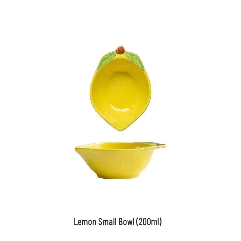 Cute Lemon Ceramic Bowl & Plate Set for Kids
Cute Lemon Ceramic Bowl & Plate Set for Kids