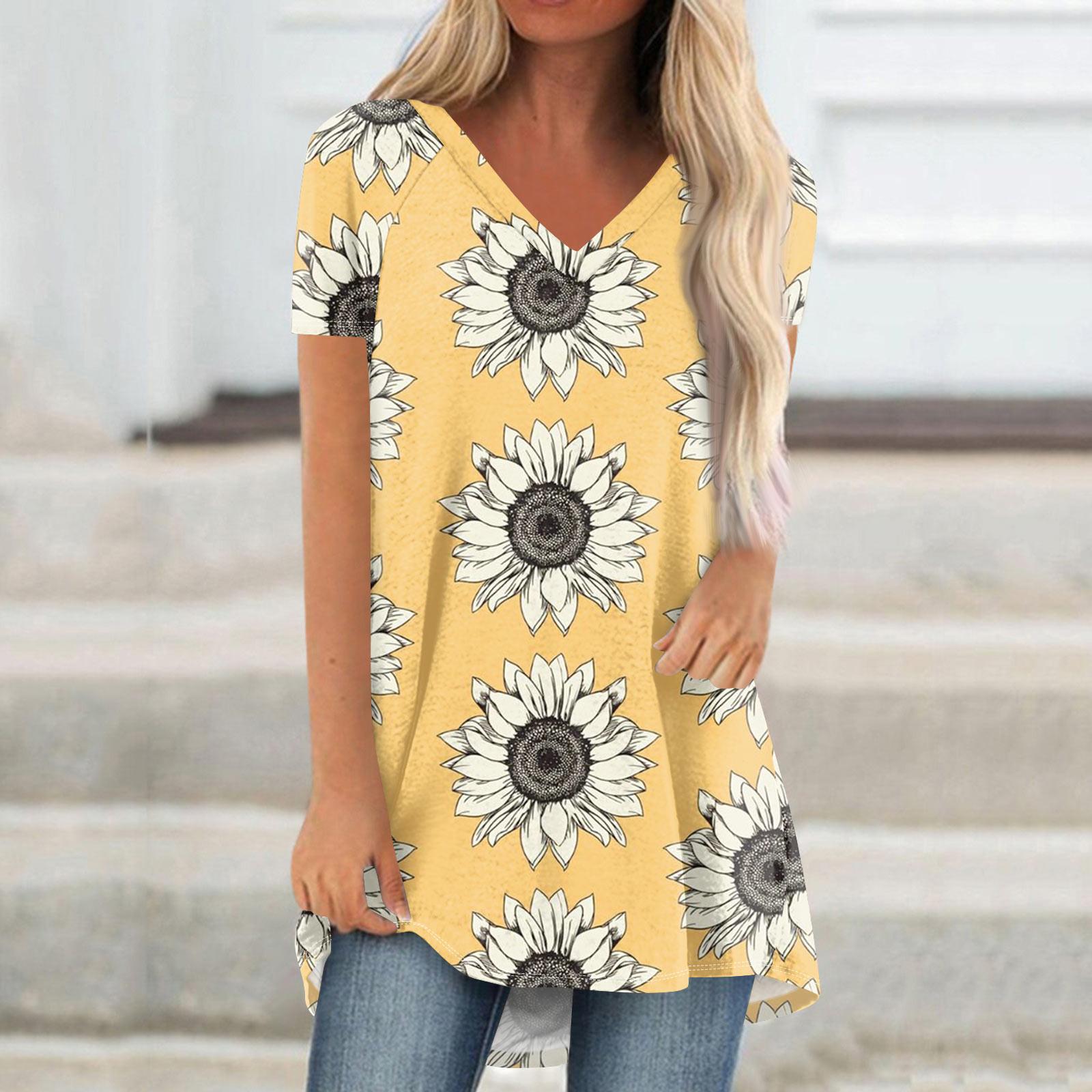 Женские плиссированные свободные топы с короткими рукавами Плюс размер Повседневные топы с V-образным вырезом и короткими рукавами Повседневные летние футболки Женские топы Футболки Рубашки XL жёлтый
Женские плиссированные свободные топы с короткими рукавами Плюс размер Повседневные топы с V-образным вырезом и короткими рукавами Повседневные летние футболки Женские топы Футболки Рубашки XL жёлтый