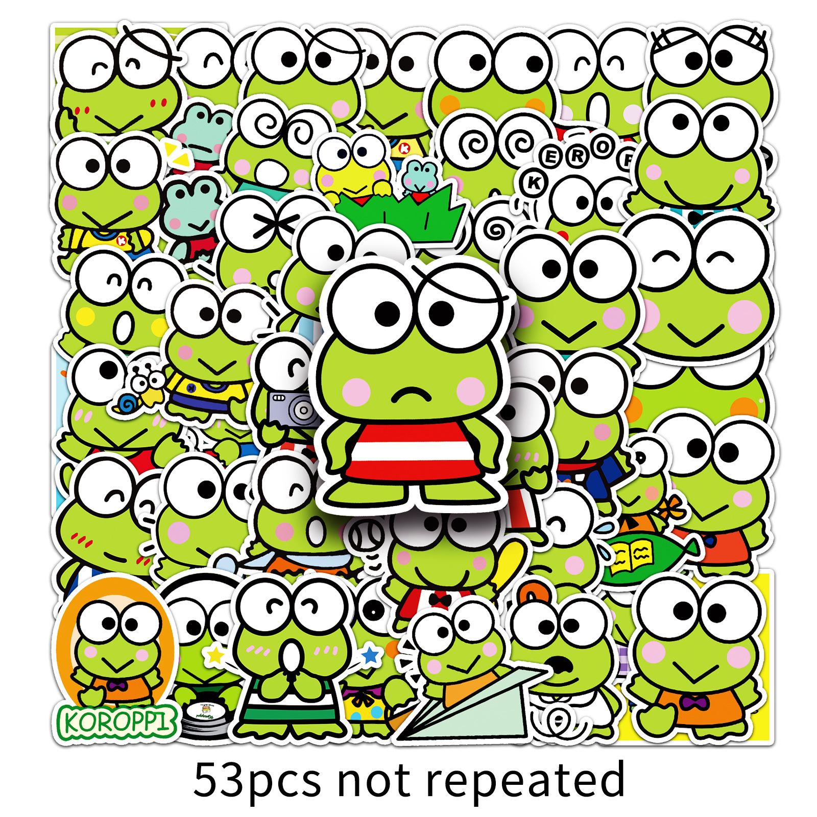 53 Waterproof Keroppi Frog Stickers for Journals & Notebooks - Sanrio Japanese Anime
53 Waterproof Keroppi Frog Stickers for Journals & Notebooks - Sanrio Japanese Anime