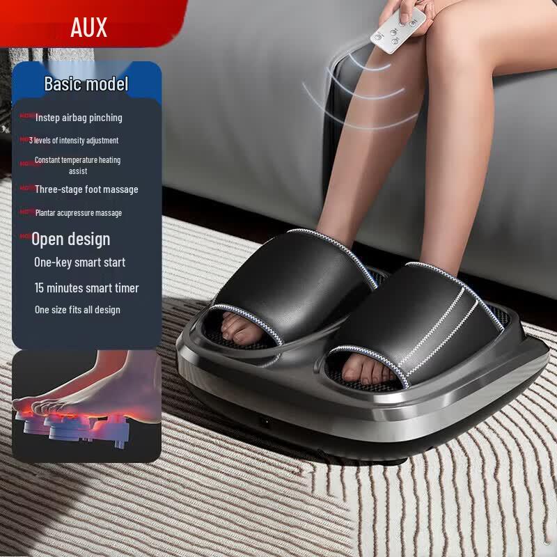 AUX Electric Foot Massager with Roller and Airbag CN plug (adapter included)
AUX Electric Foot Massager with Roller and Airbag CN plug (adapter included)