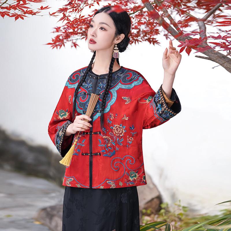 Ethnic Embroidered Loose Fit Cardigan with Chinese Frog Buttons Extra Large чёрный
Ethnic Embroidered Loose Fit Cardigan with Chinese Frog Buttons Extra Large чёрный
