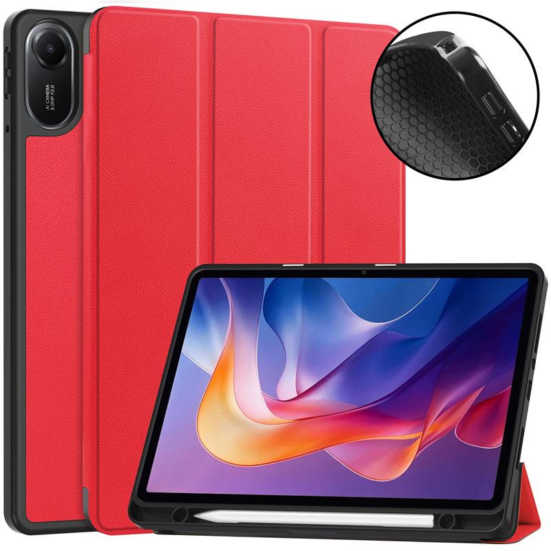 Redmi Pad 2 Case: Tri-fold Design with Pen Slot, Solid Color TPU Soft Shell, 11-inch Size Redmi Pad 2 червоний
Redmi Pad 2 Case: Tri-fold Design with Pen Slot, Solid Color TPU Soft Shell, 11-inch Size Redmi Pad 2 червоний