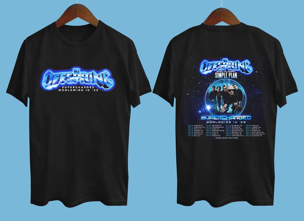 NEW THE OFFSPRINGSUPERCHARGED TOUR 2025 2 Side Black All Size T-Shirt BT186 Unisex T-Shirt XXL
NEW THE OFFSPRINGSUPERCHARGED TOUR 2025 2 Side Black All Size T-Shirt BT186 Unisex T-Shirt XXL