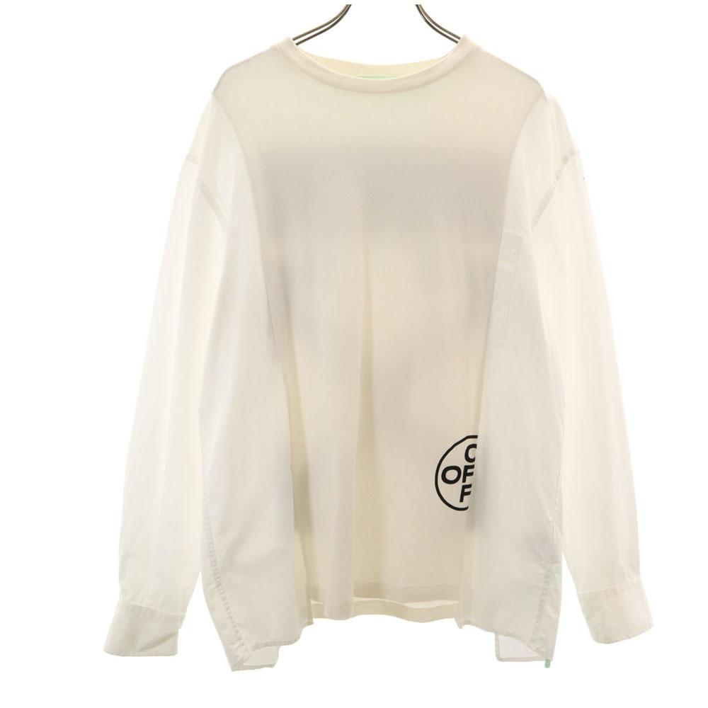 OFF-WHITE made in Italy Long sleeve Cut M white Men s Used
OFF-WHITE made in Italy Long sleeve Cut M white Men s Used