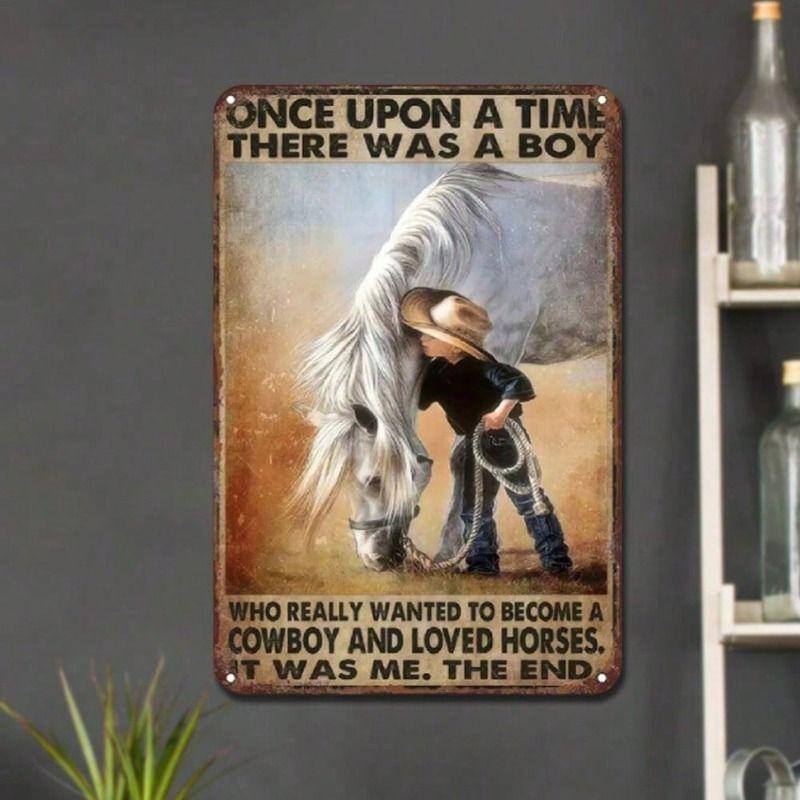 Vintage Metal Sign Old West Cowboy Wall Decor Garage
Vintage Metal Sign Old West Cowboy Wall Decor Garage