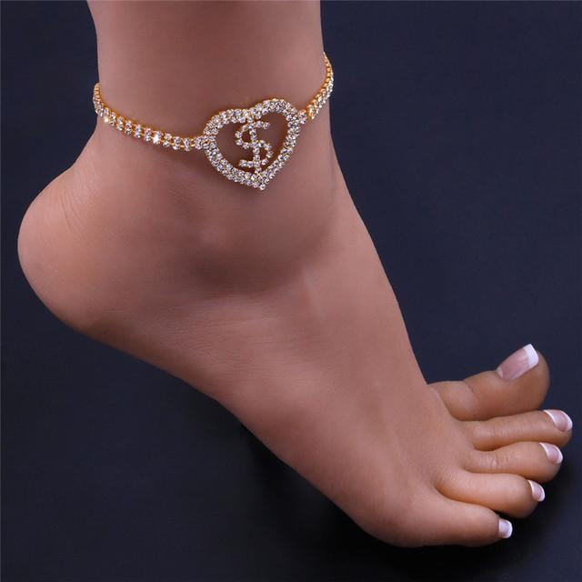 Huitan Новое поступление $$$Sign Heart Ankle для женщин Полный блестящий Ice Out Leg Chain Barefoot Sandals Bracelet Summer Party Jewelry 20cm
Huitan Новое поступление $$$Sign Heart Ankle для женщин Полный блестящий Ice Out Leg Chain Barefoot Sandals Bracelet Summer Party Jewelry 20cm