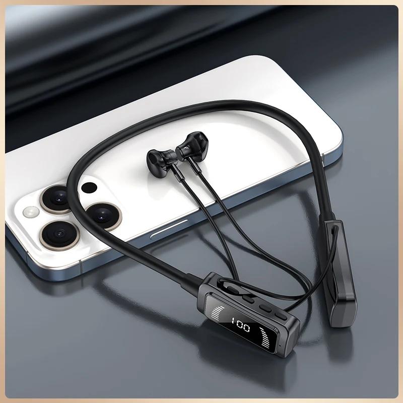 Bluetooth 5.3 Earphone Led Digital Display Neckband Headphones Sweat-Proof 8H Long Lasting Wireless Stereo Sport Headset TF Card червоний
Bluetooth 5.3 Earphone Led Digital Display Neckband Headphones Sweat-Proof 8H Long Lasting Wireless Stereo Sport Headset TF Card червоний