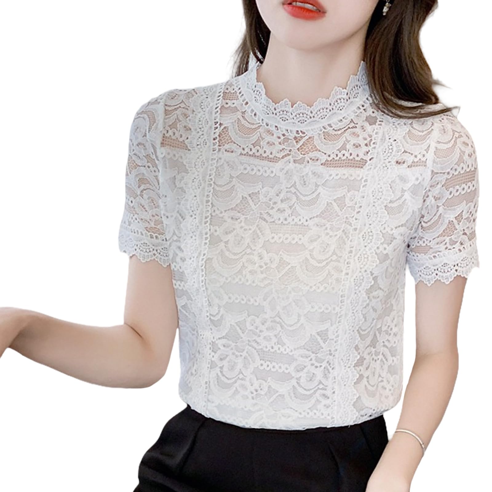 MEME XTRA Stand Short Perfect for and Available in White and Blue Women s All-Lace Blouse, Collar, Sleeve, Spring/Summer, Embroidered, Openwork, белый
MEME XTRA Stand Short Perfect for and Available in White and Blue Women s All-Lace Blouse, Collar, Sleeve, Spring/Summer, Embroidered, Openwork, белый